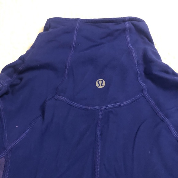 Lululemon Run Briskly 1/2 zip top in eggplant - Picture 3 of 5